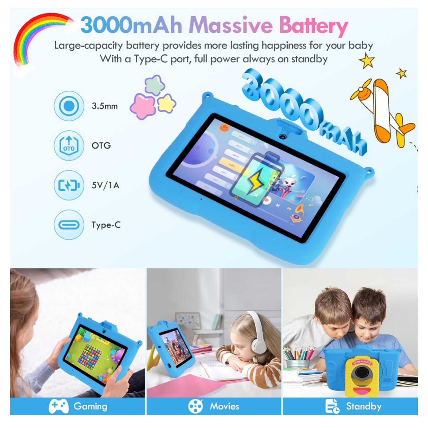 7” Android 13 Kid’s Tablet