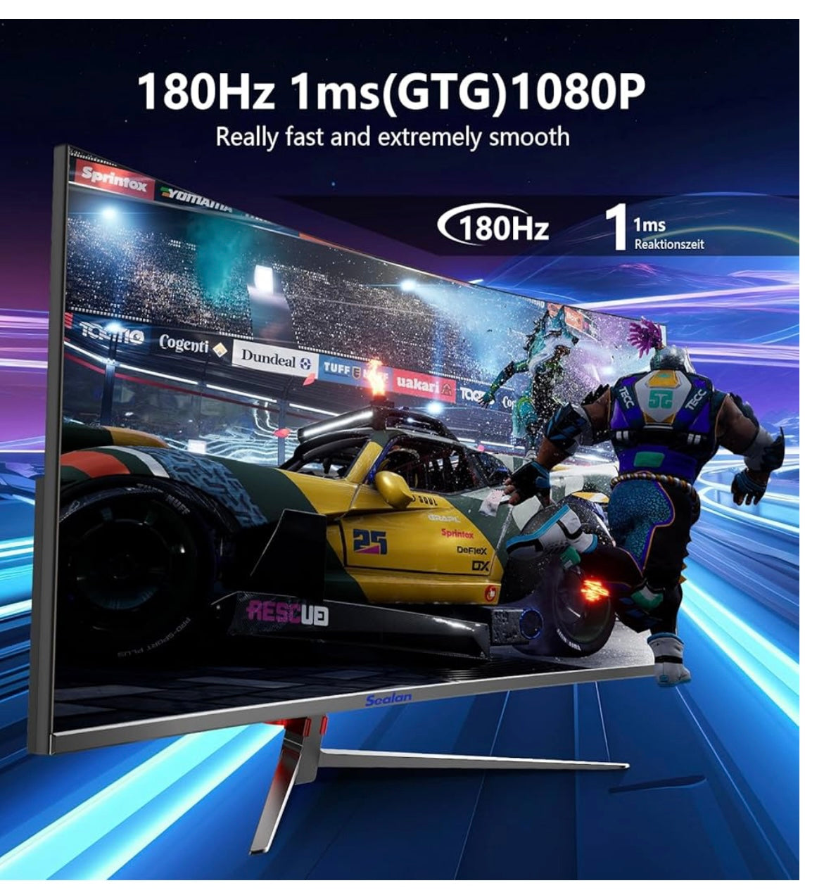 27” Sealan Curved Gaming Monitor