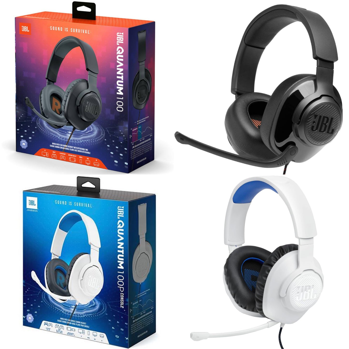 JBL QUANTOM100 Gaming Headsets