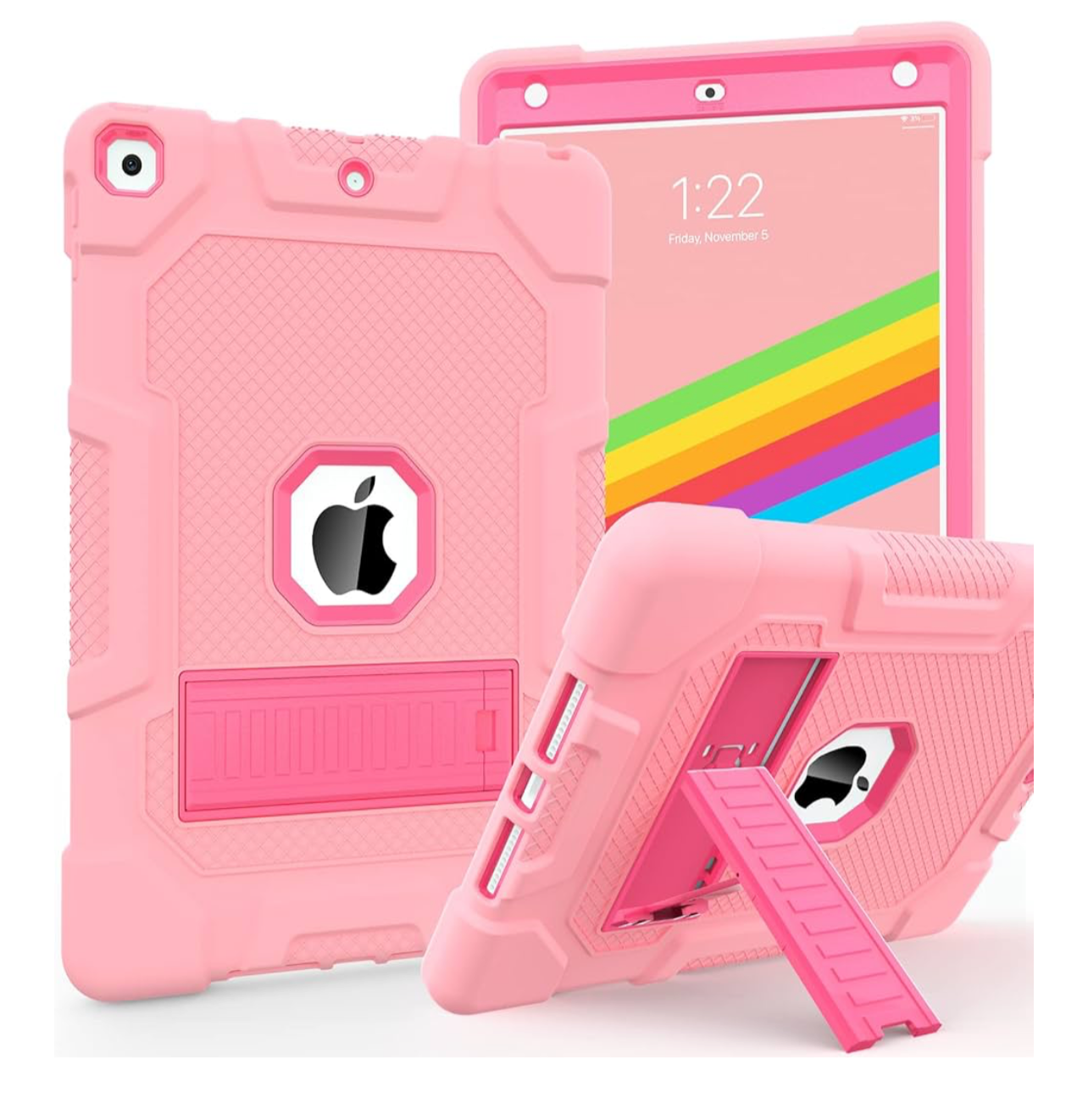 Pink iPad 9th,8th,7th Gen Protective Case