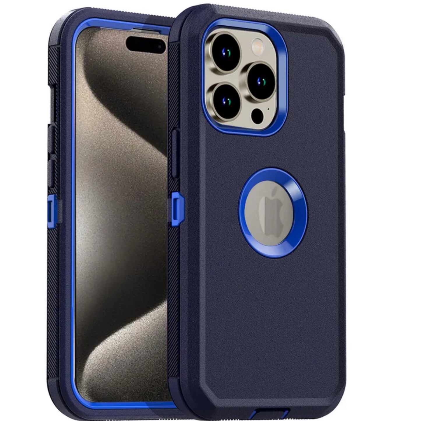 iPhone 16 Pro Max Blue Defender Case