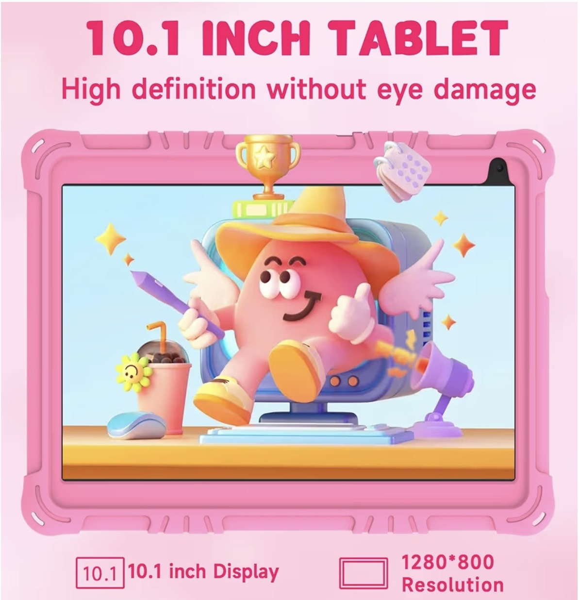 10.1” Android 15 Kids Tablet