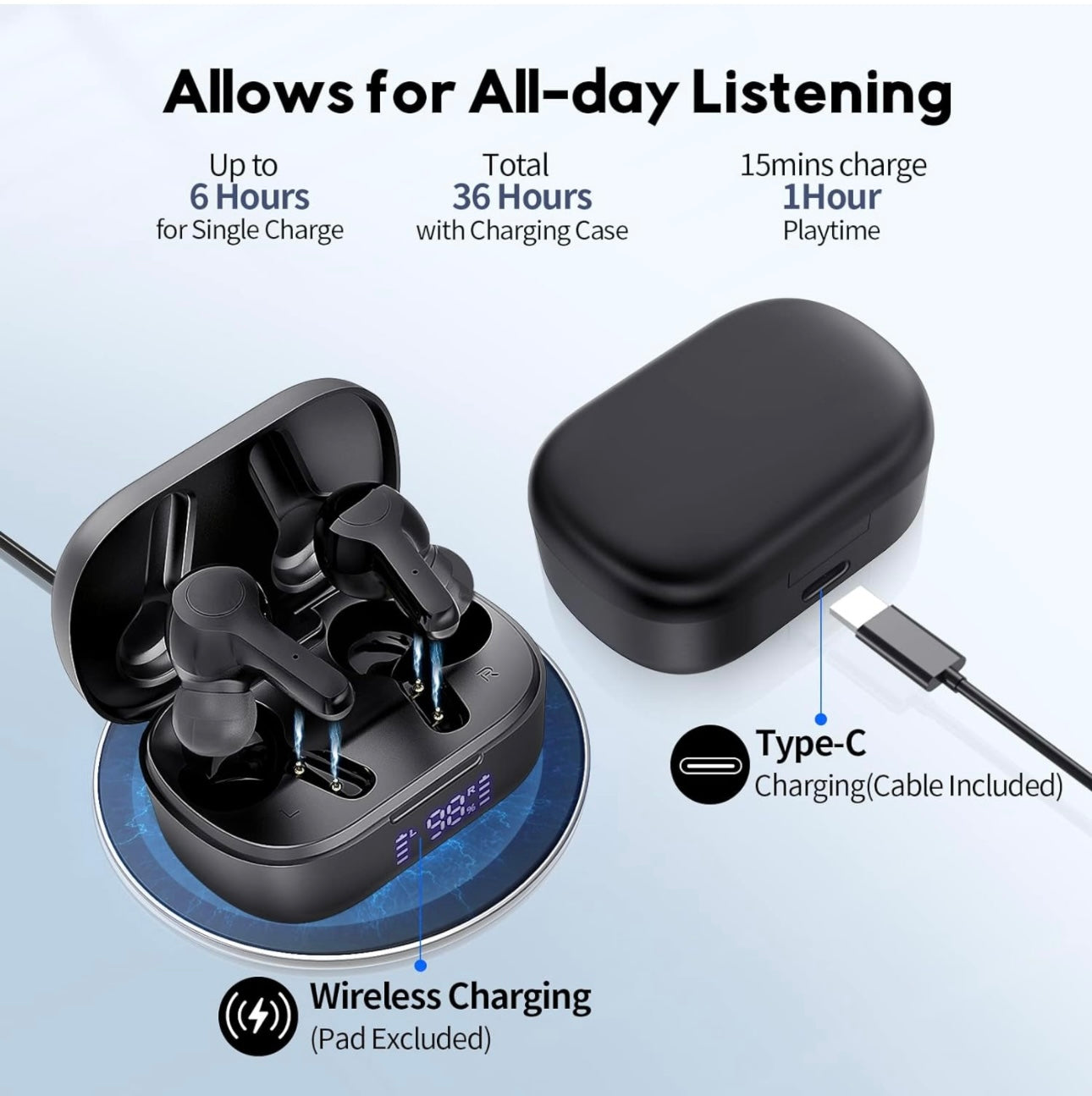 MOZOTER Wireless Earbuds