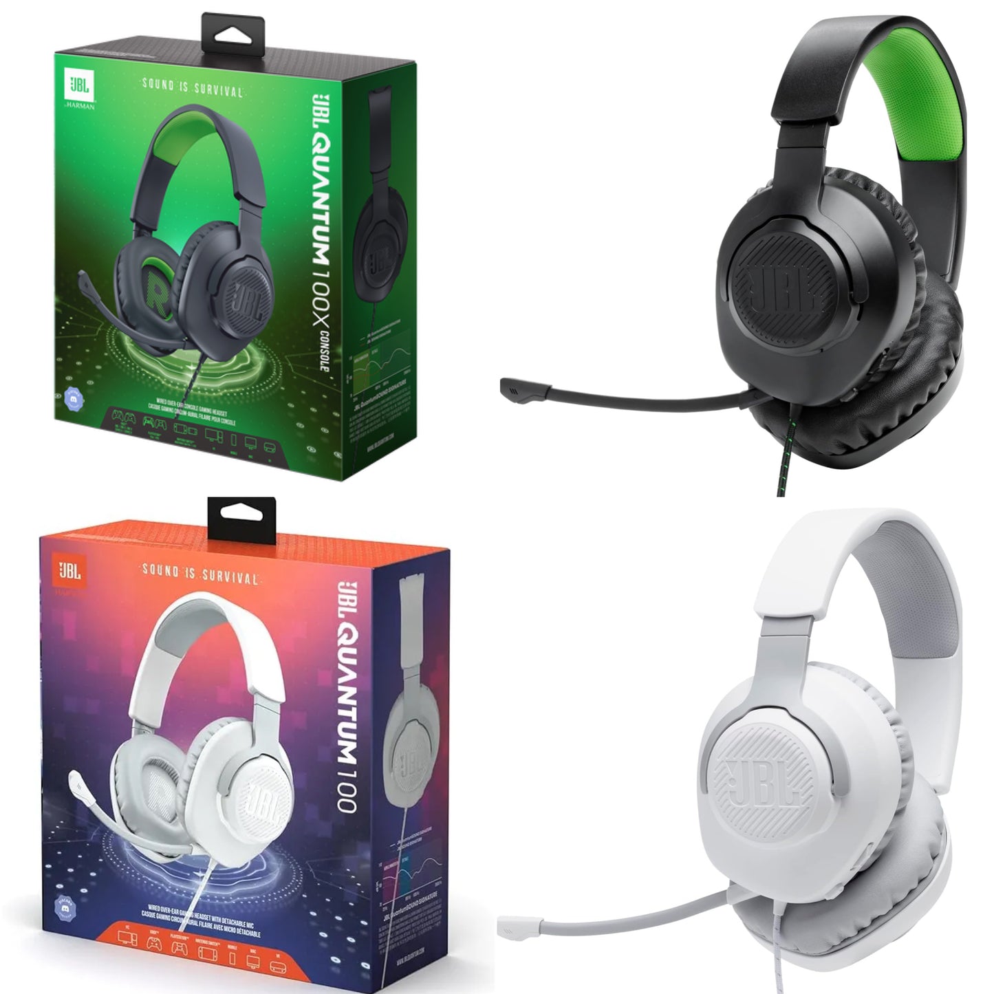 JBL QUANTOM100 Gaming Headsets