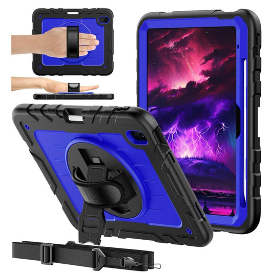 iPad 10th/11th Gen Heavy Duty Case + 360° Rotation Hand Strap