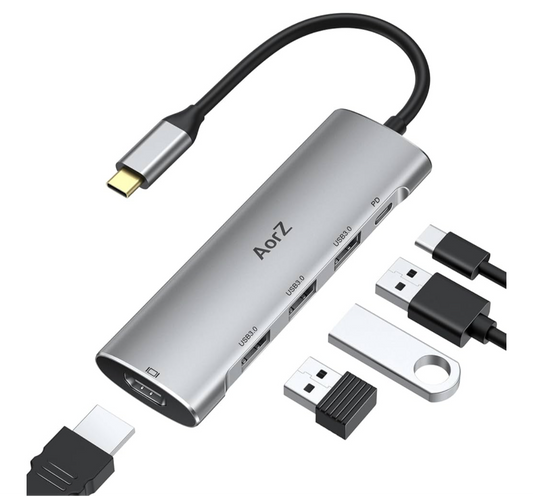 USB-C Hub Multiport Adapter 4K