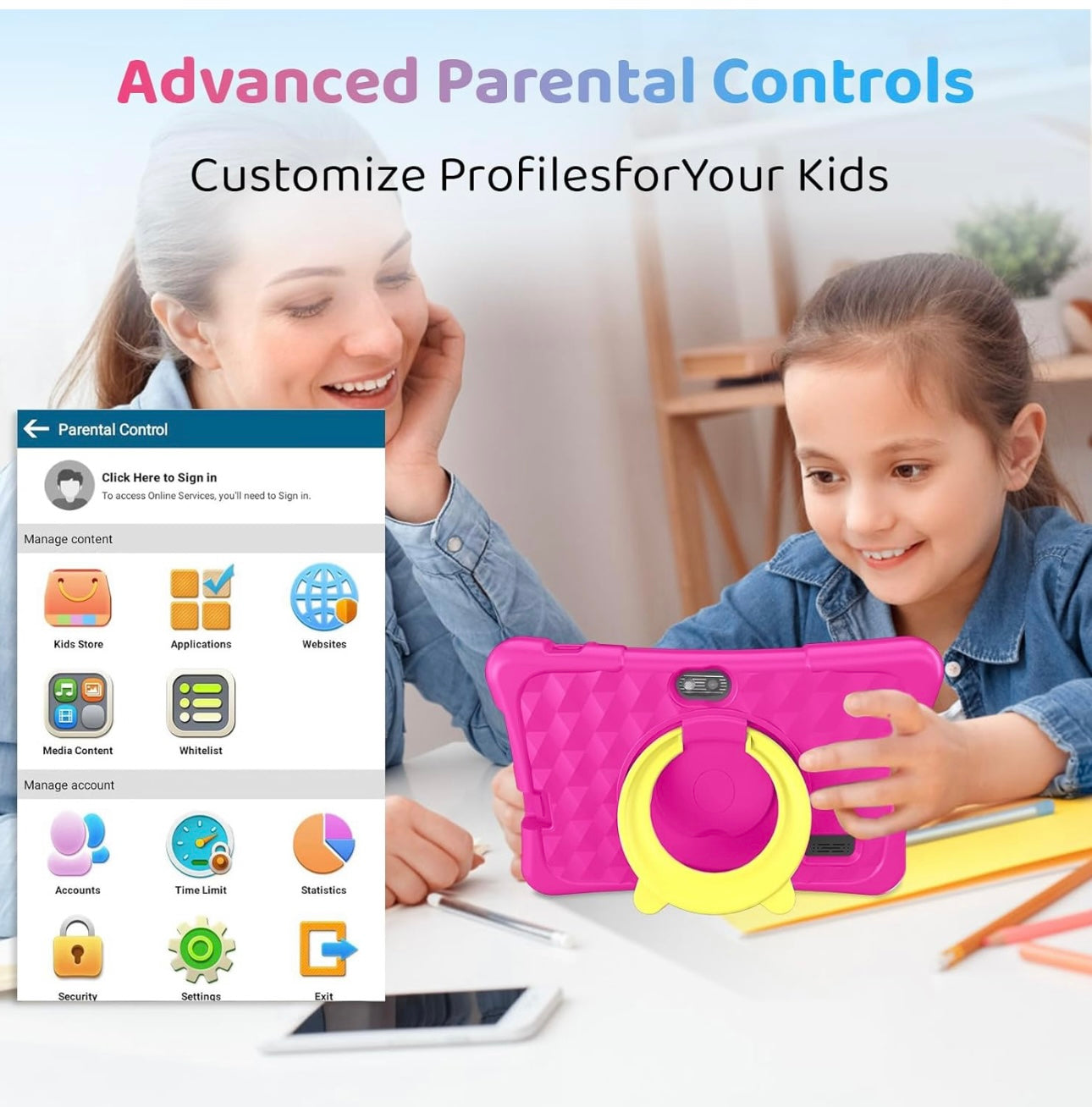 7inch Kids Android15 Tablet