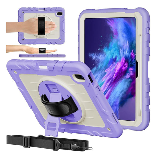 iPad 10th/11th Gen Heavy Duty Case + 360° Rotating Hand Strap