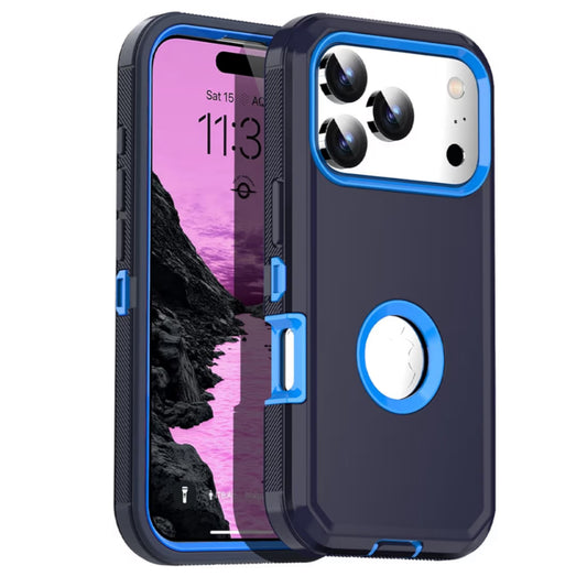 iPhone 17 Pro Max Blue Defender Case