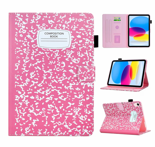 iPad 10/11th Leather Notebook Case