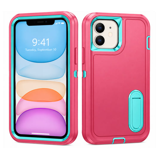 iPhone 11 Pink & Teal Defender Case