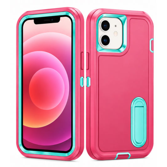 iPhone 12 12 Pink/Teal Defender Case