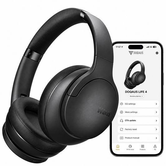 DOQAUS Wireless Headphones- Noise Cancellation