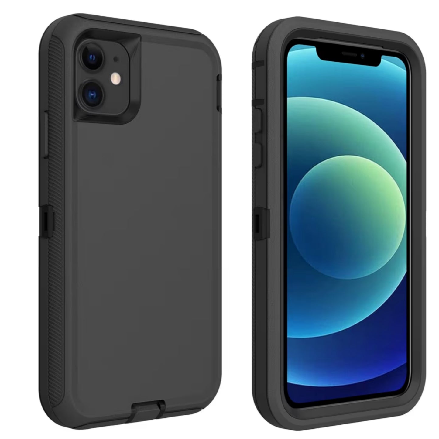 iPhone 12/12Pro Black Defender Case