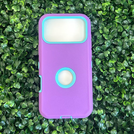iPhone 17 Pro Max Purple/Teal Defender Case