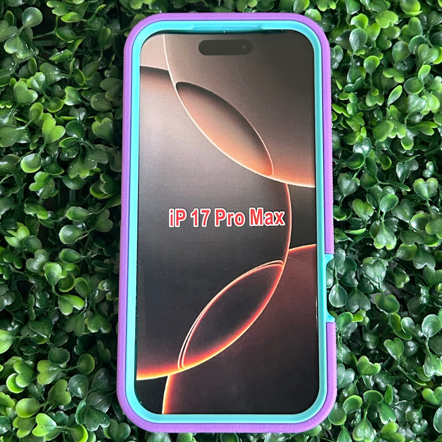 iPhone 17 Pro Max Purple/Teal Defender Case