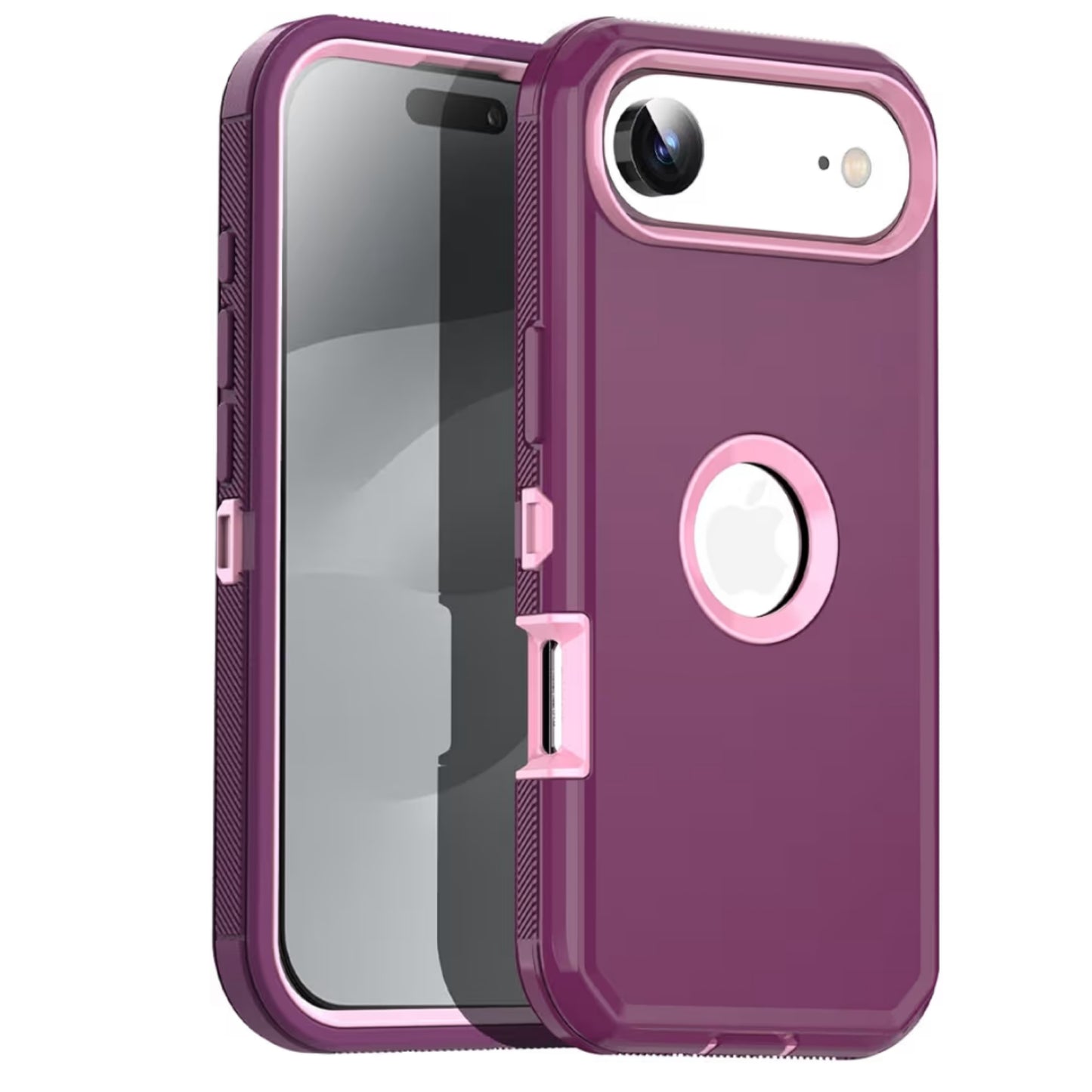 iPhone 17 Air Burgundy/Pink Defender Case