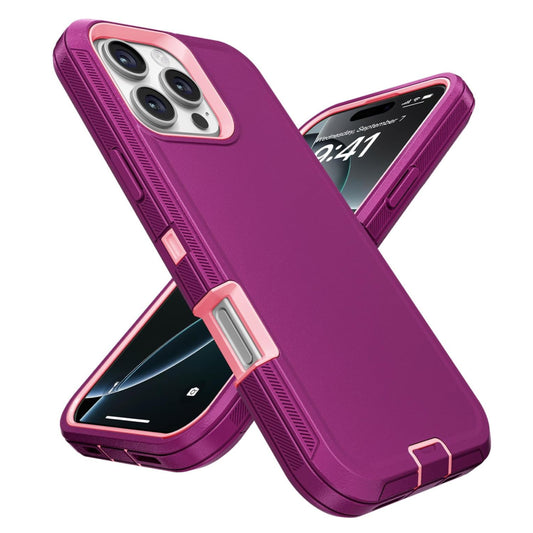 iPhone 16 Pro Burgundy/Pink Defender Case