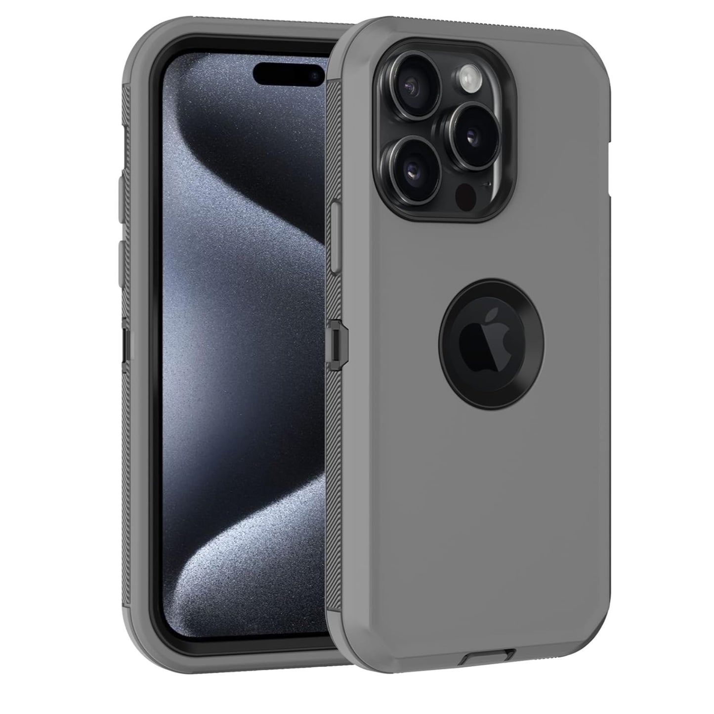 iPhone 12/13 Pro Max Gray/Black Defender Case