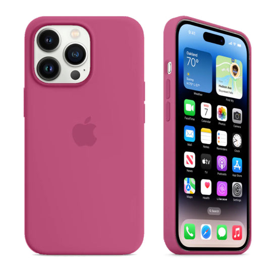 iPhone 14 Pro Max Dragon Fruit Apple Silicone Case