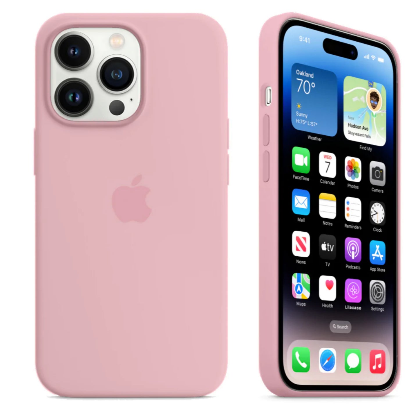 iPhone 11 Candy Pink Apple Silicone Case