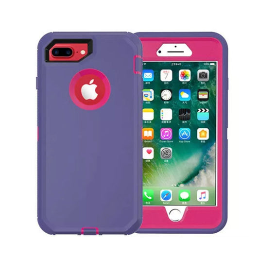 iPhone 6+ 6S+ 7+ 8+ Purple & Pink Defender Case