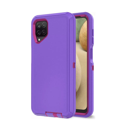 Samsung A12 Purple/Pink Defender Case