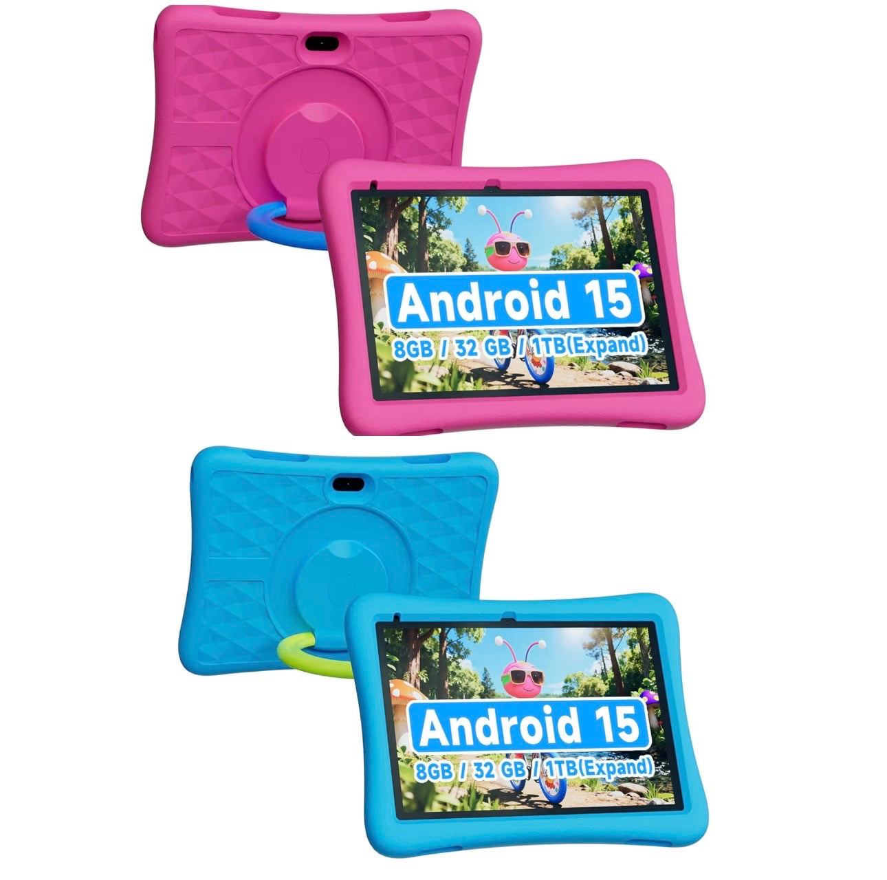 Kids Tablet 10inch, Android 15