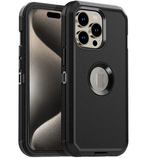 iPhone 15 Pro Max Black Defender Case