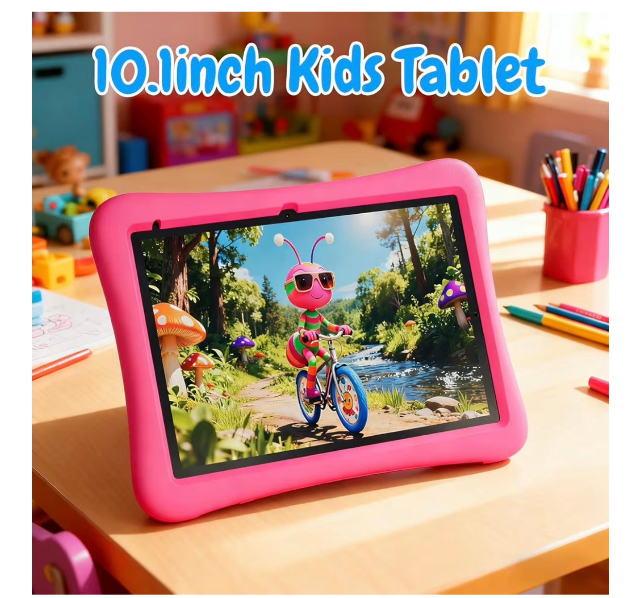 Kids Tablet 10inch, Android 15