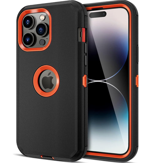 iPhone 11 Pro Black & Orange Defender Case