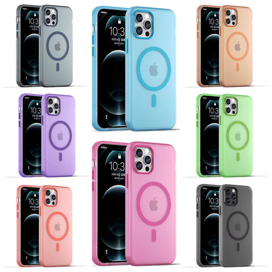 Matte Transparent MagSafe IPhone Case