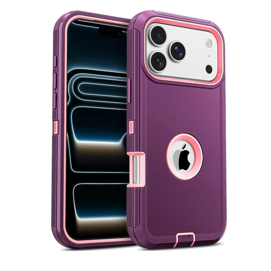 iPhone 17 Pro Max Burgundy/Pink Defender Case
