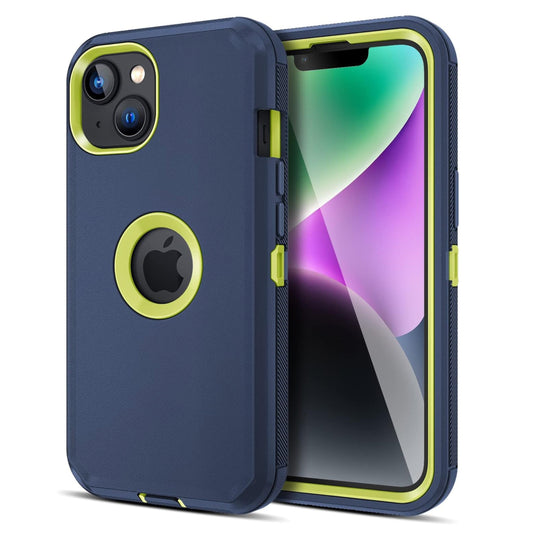 iPhone 14 Plus Blue/Green Defender Case