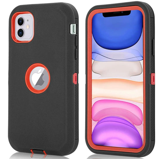 iPhone 11 Black & Red Defender Case