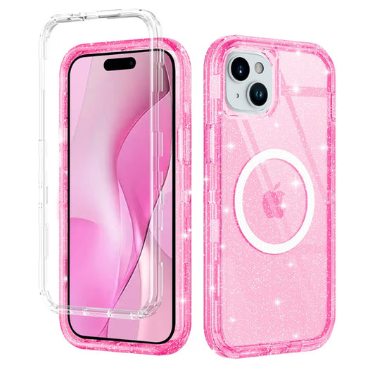 iPhone 13/14 MagSafe + Defender Glitter Case