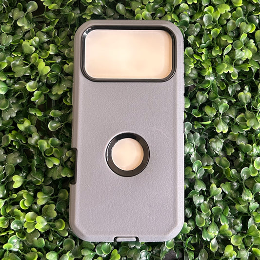 iPhone 17 Pro Max Gray/Black Defender Case