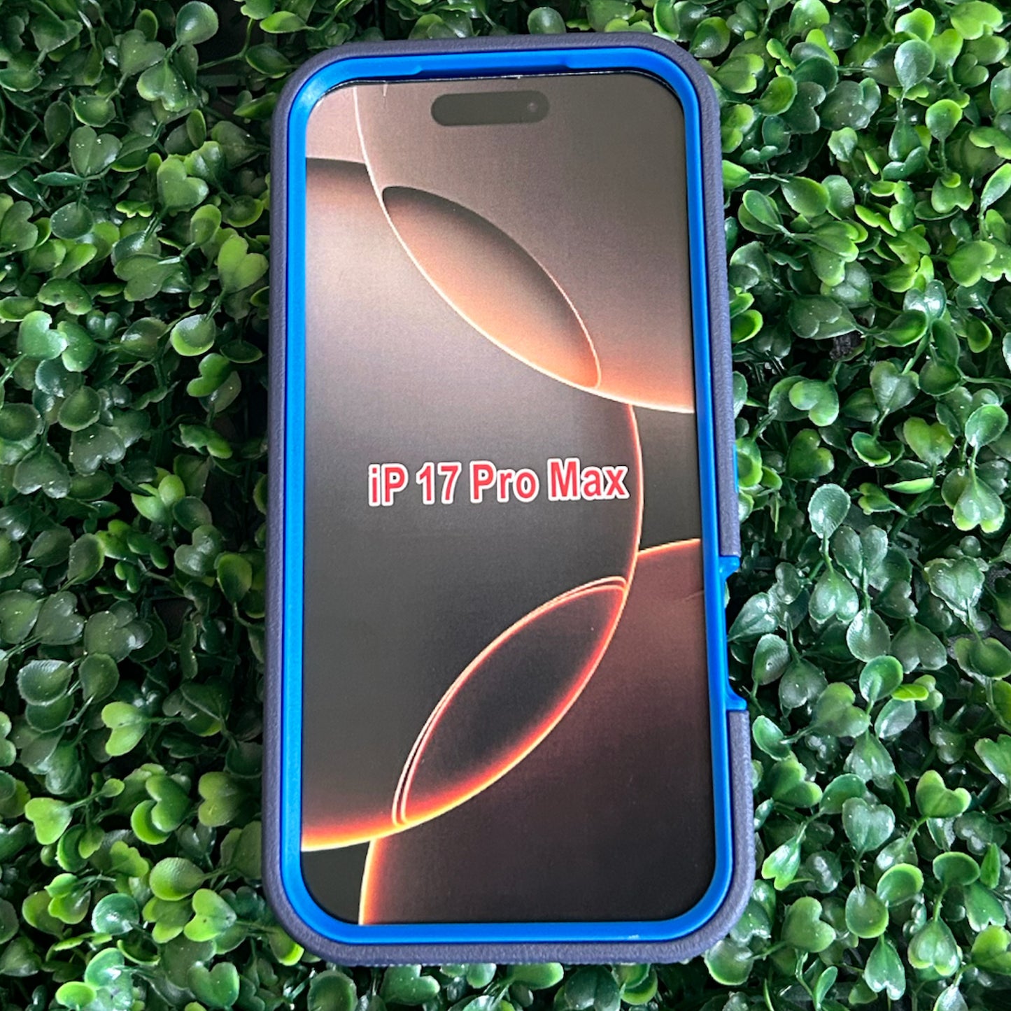 iPhone 17 Pro Max Blue Defender Case