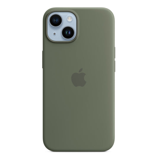 iPhone 13/14 Forest Green Apple Silicone Case
