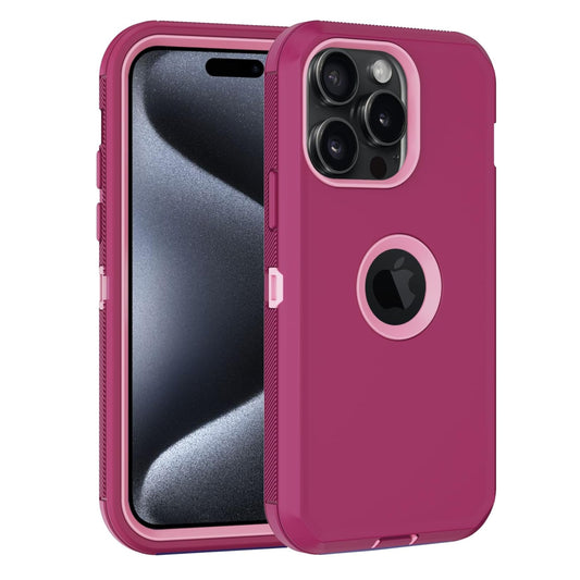 iPhone 15 Pro Max Pink Defender Case