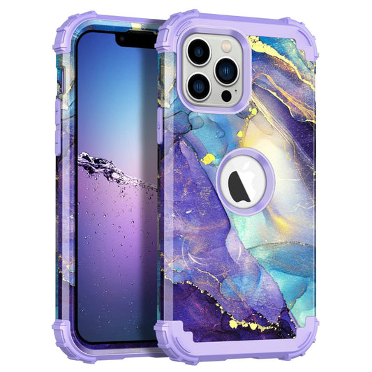 iPhone 13 Pro Max Marble Shockproof Case