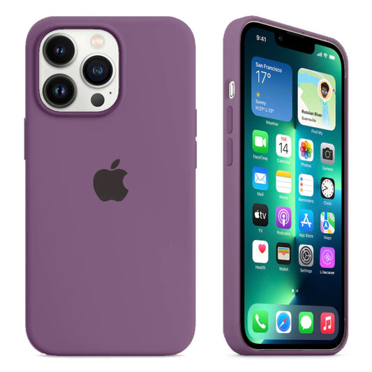 Apple iPhone 14 Pro Max Blueberry Apple Silicone Case