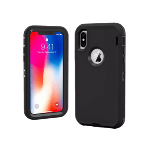 iPhone X Xs Black Defender Case