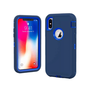 iPhone X Xs Blue Defender Case