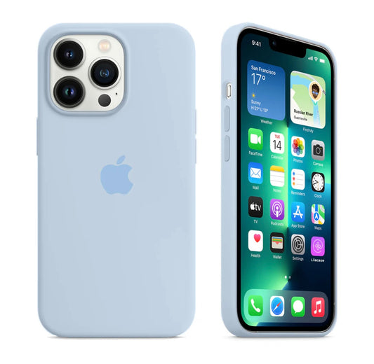 iPhone 13 Pro Max Sky Blue Silicone Case