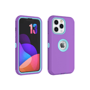 Purple & Teal Defender Case