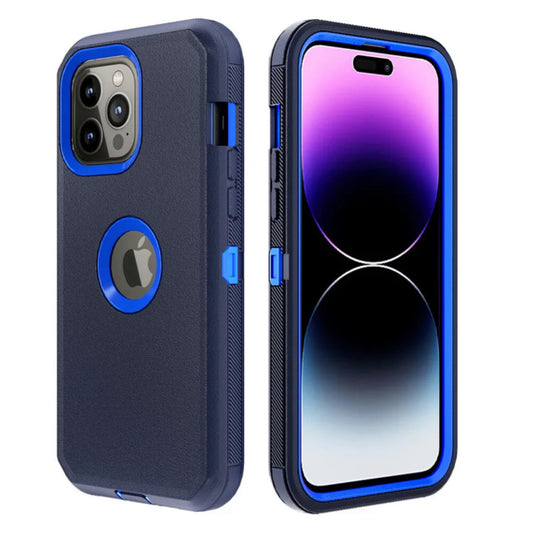 iPhone 14 Pro Blue Defender Case