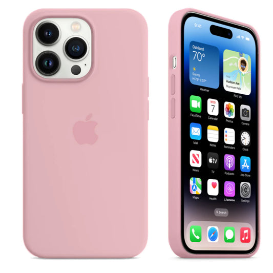 iPhone 11 Candy Pink Apple Silicone Case