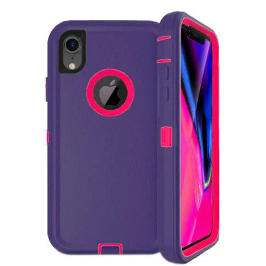 iPhone XR Purple & Pink Defender Case