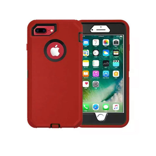 iPhone 6+ 6S+ 7+ 8+ Red Defender Case